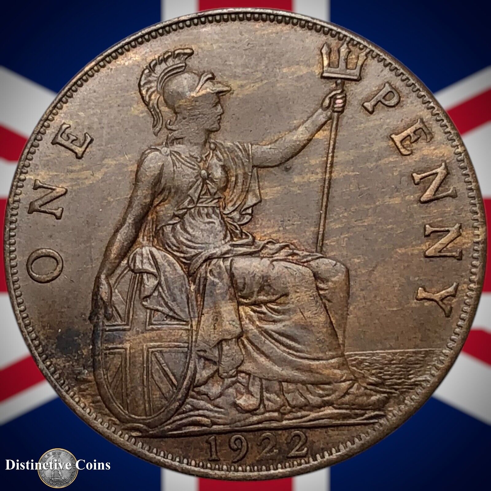 Great Britain 1922 Penny 1d GB7010