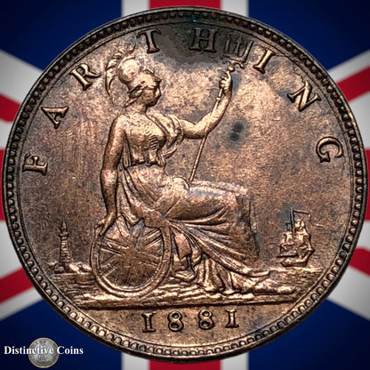 Great Britain 1881 Farthing 1/4d GB3867