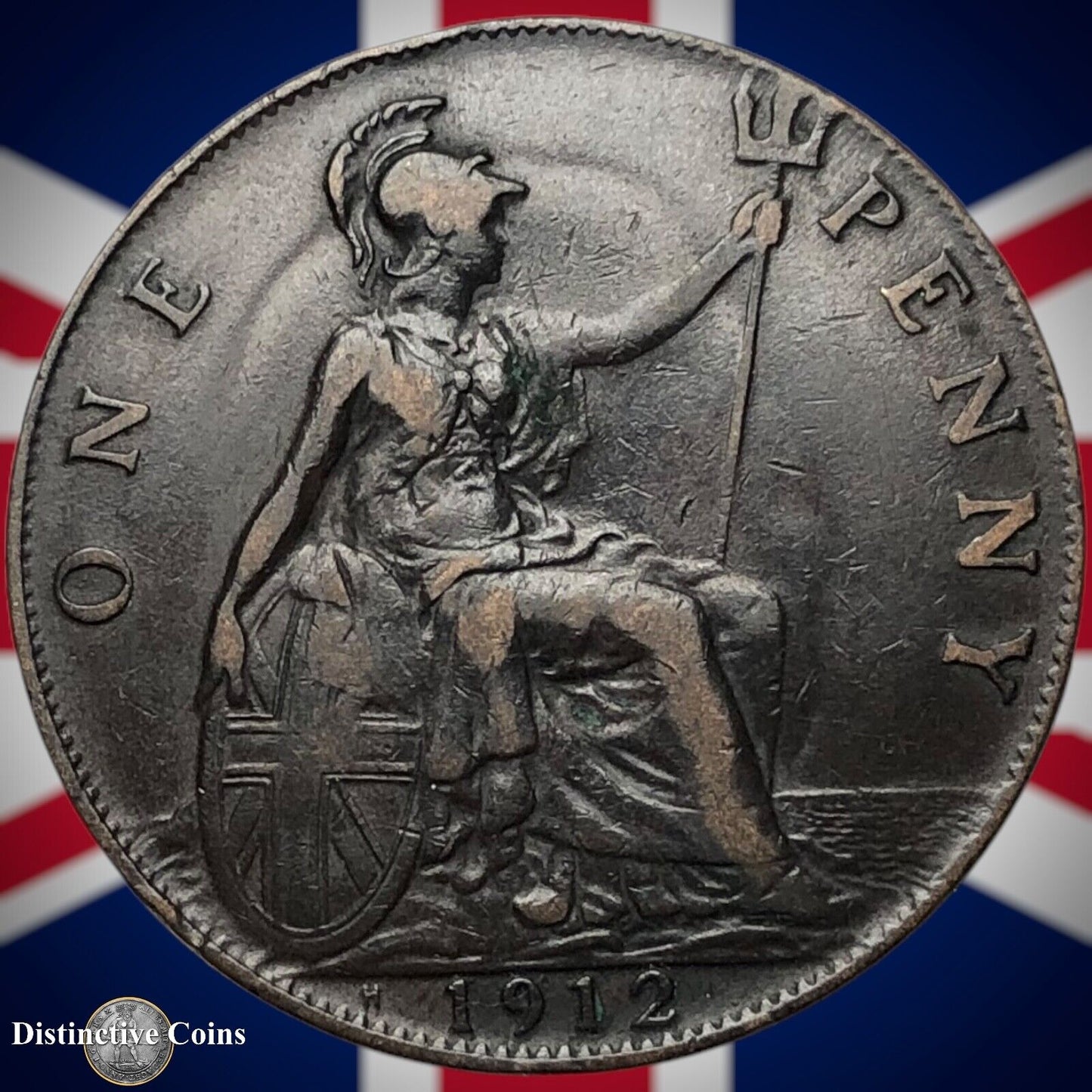 Great Britain 1912 H Penny 1d GB6799