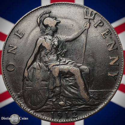 Great Britain 1912 H Penny 1d GB6799