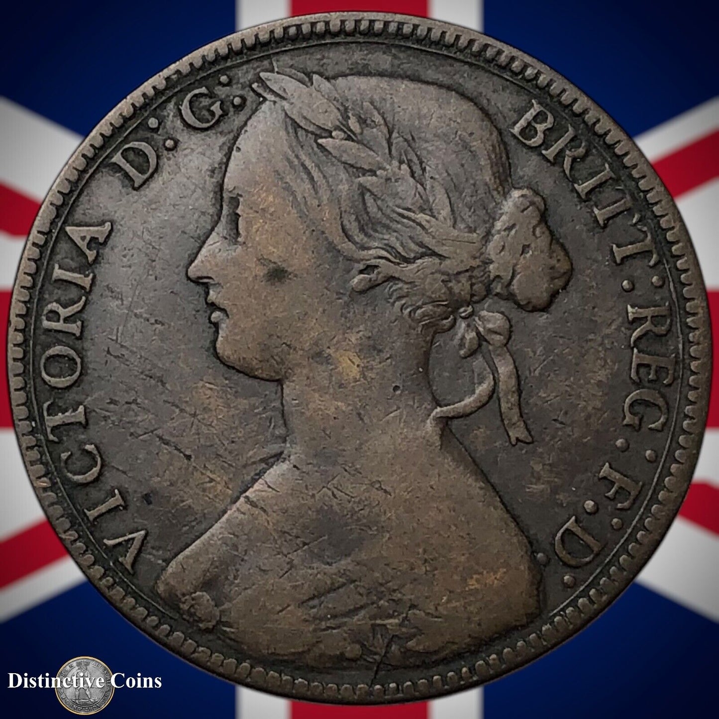Great Britain 1860 Penny 1d GB6154