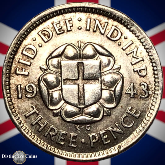 Great Britain 1943 Three Pence GB2356