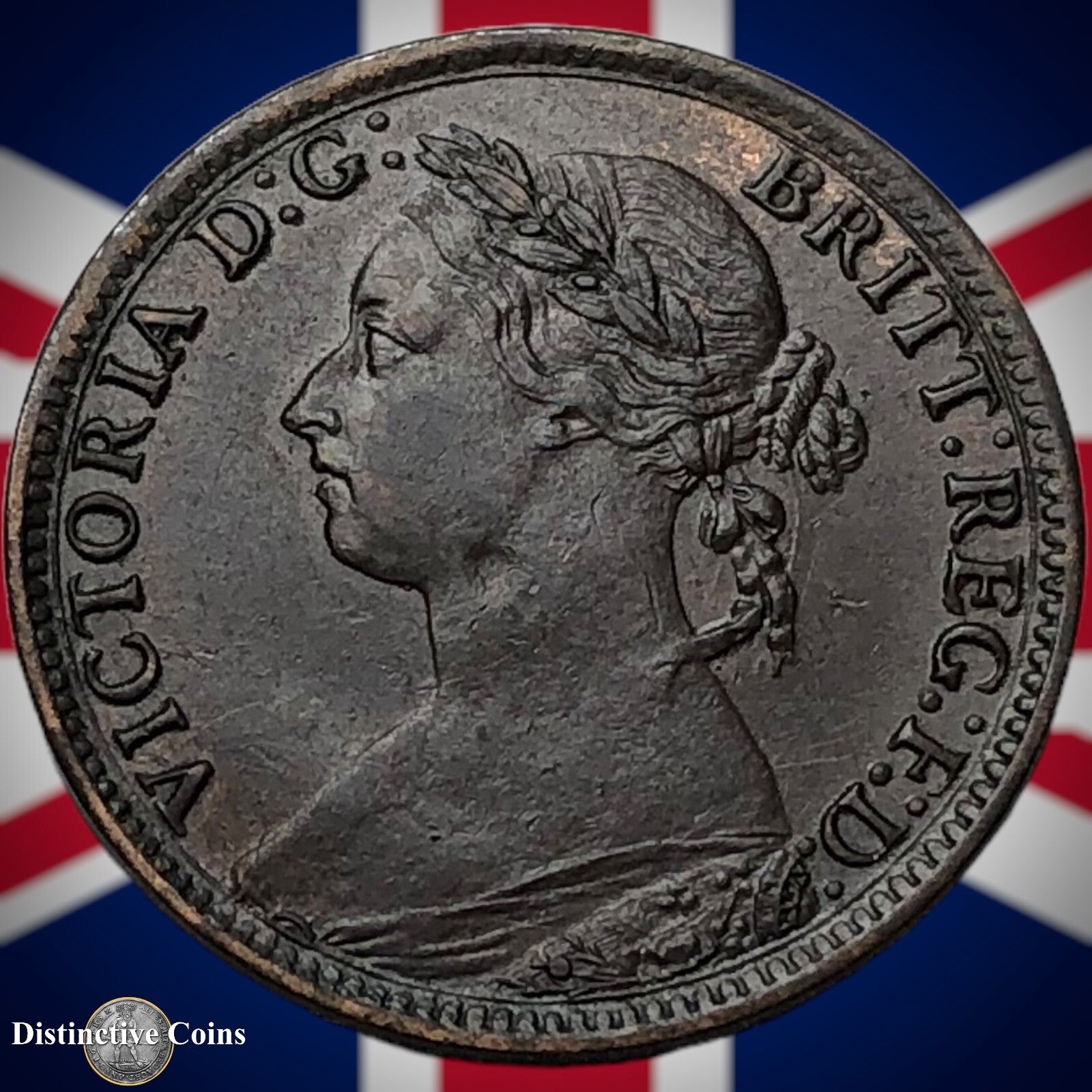 Great Britain 1883 Farthing 1/4d GB4059