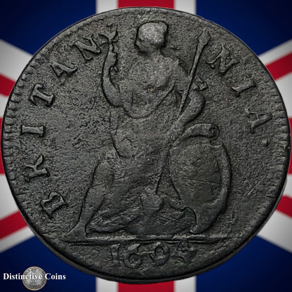 Great Britain 1694 Farthing 1/4d GB3152