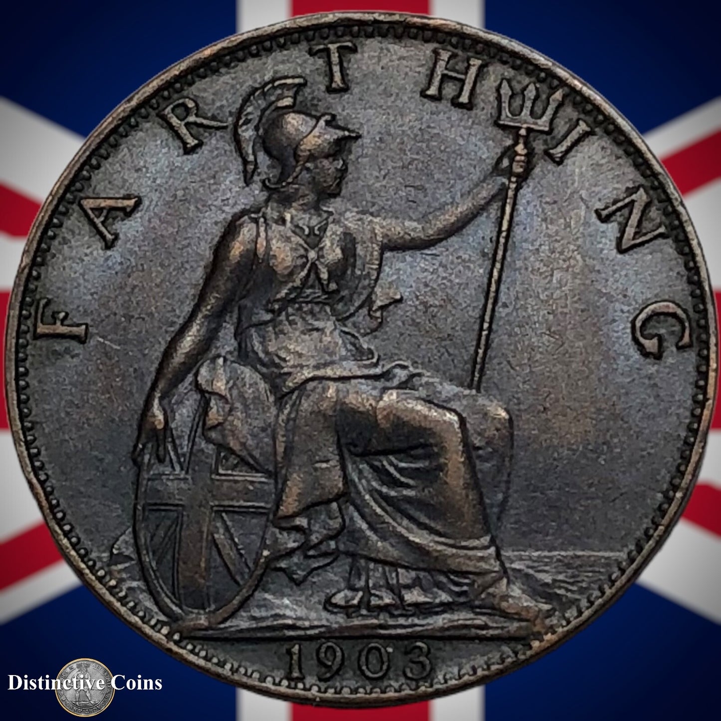 Great Britain 1903 Farthing 1/4d GB4537