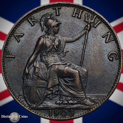 Great Britain 1903 Farthing 1/4d GB4537