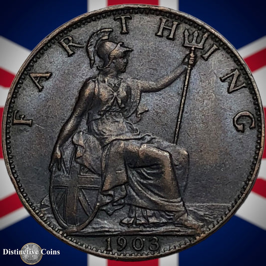 Great Britain 1903 Farthing 1/4d GB4537