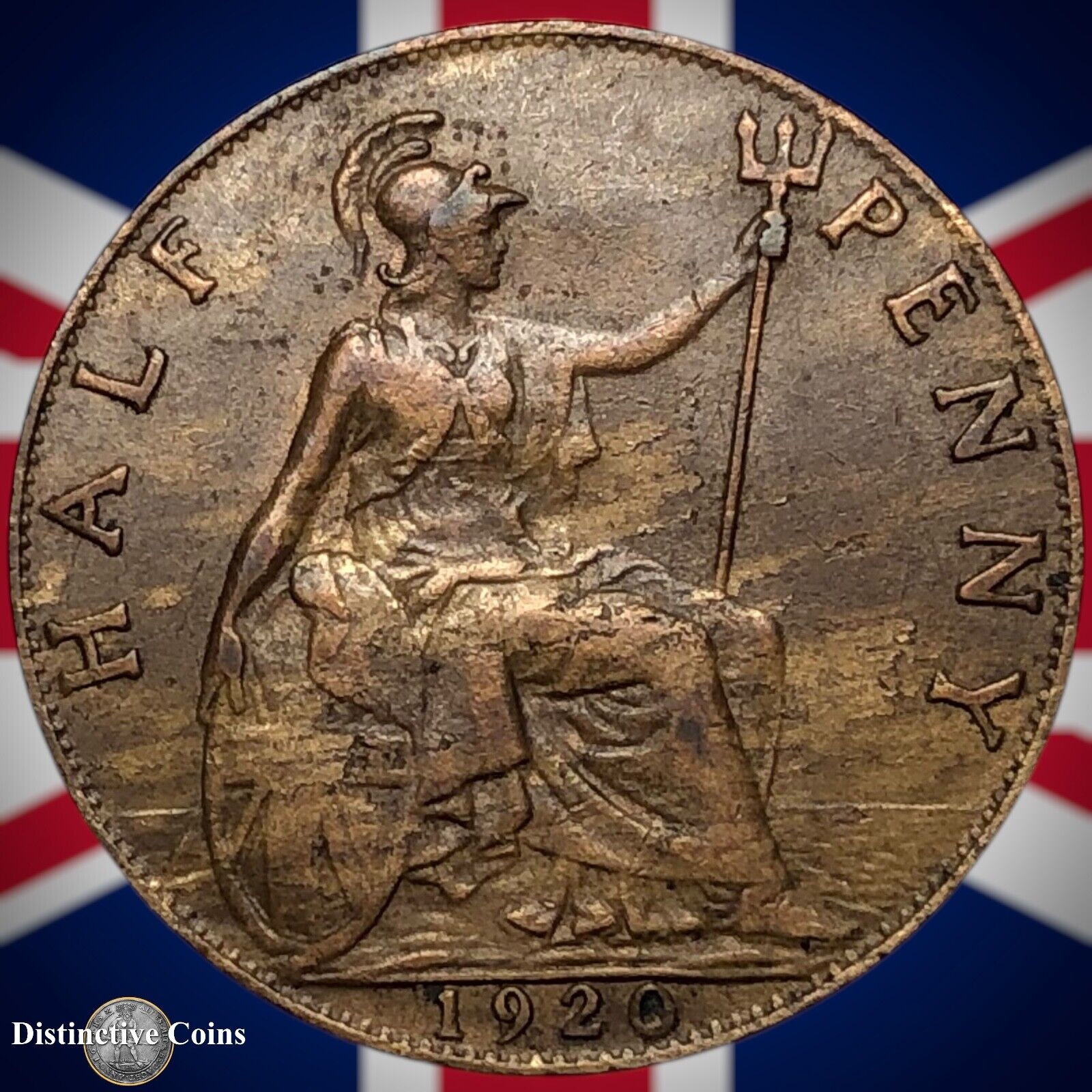 Great Britain 1920 Half Penny 1/2d GB5872