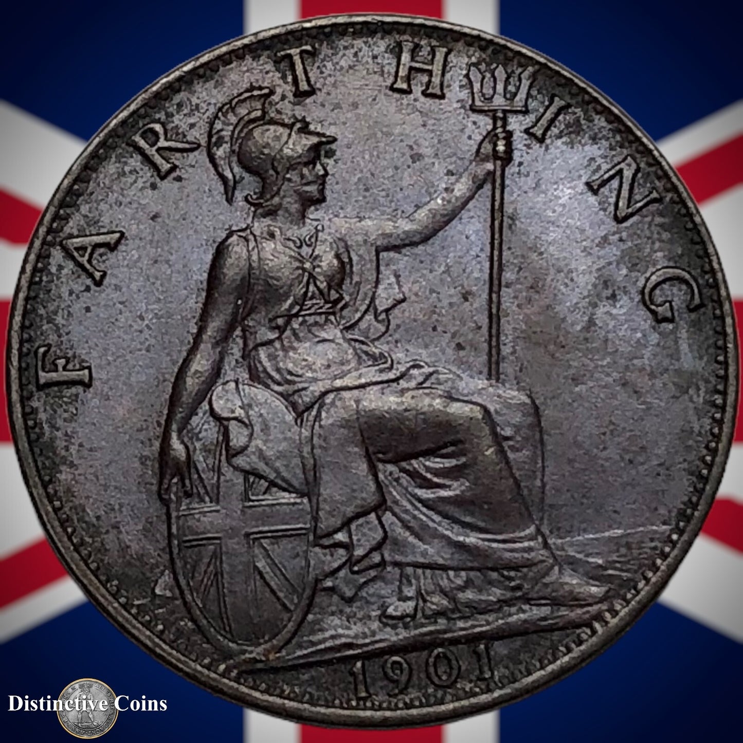 Great Britain 1901 Farthing 1/4d GB4501