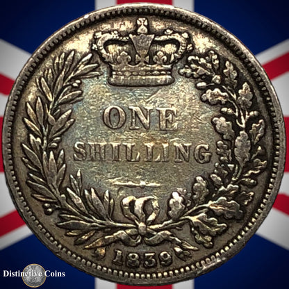 Great Britain 1839 British One Shilling GB0146