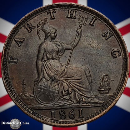 Great Britain 1861 Farthing 1/4d GB3492