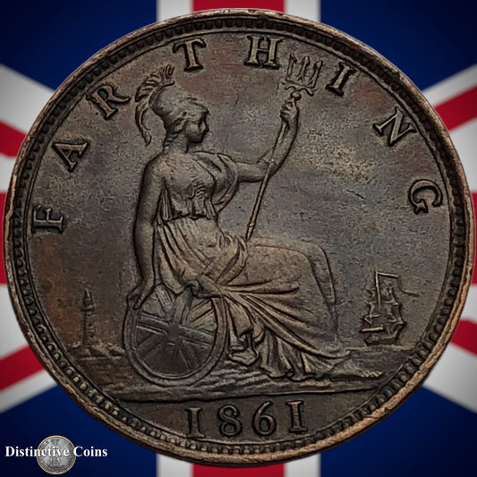 Great Britain 1861 Farthing 1/4d GB3492