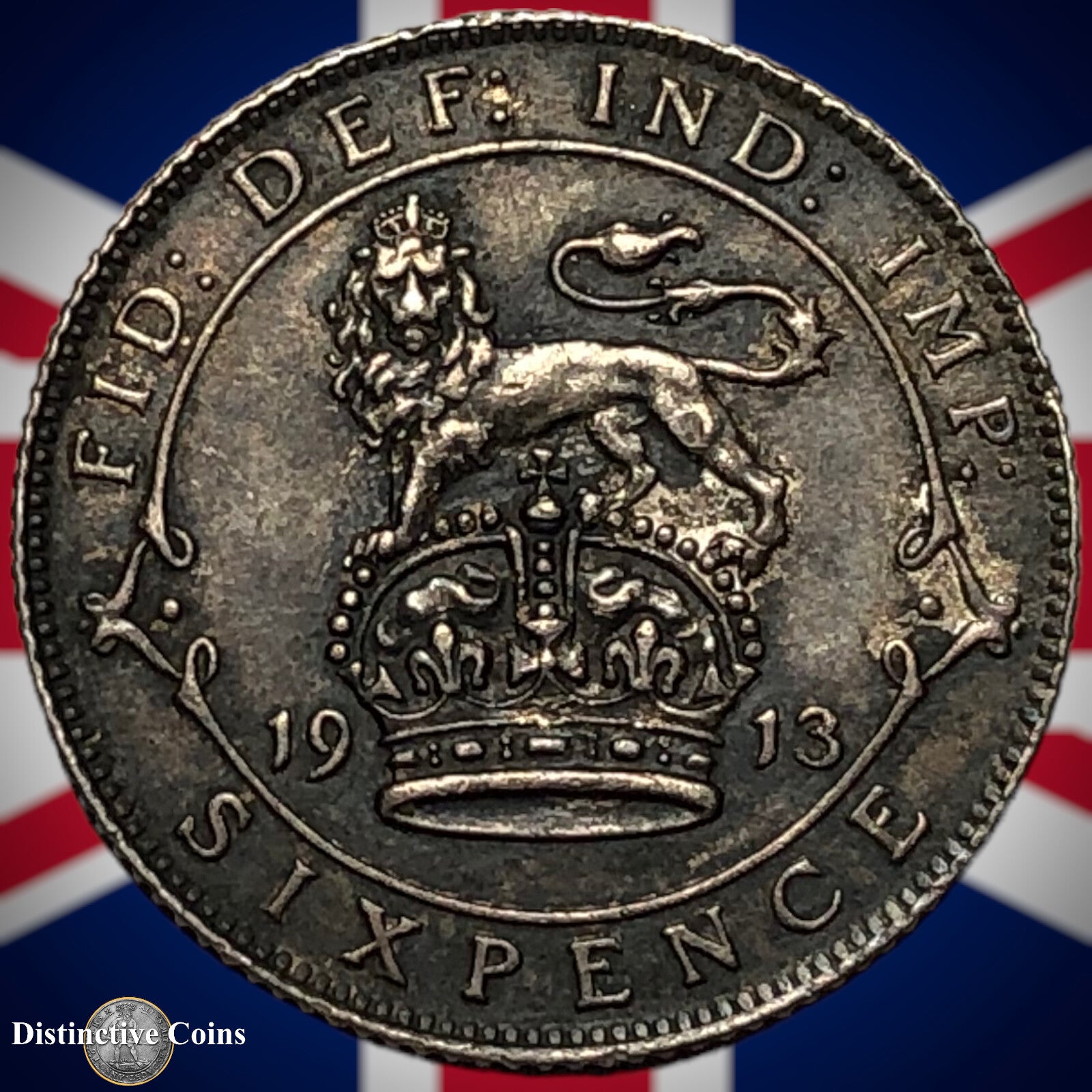 Great Britain 1913 Six Pence GB1572