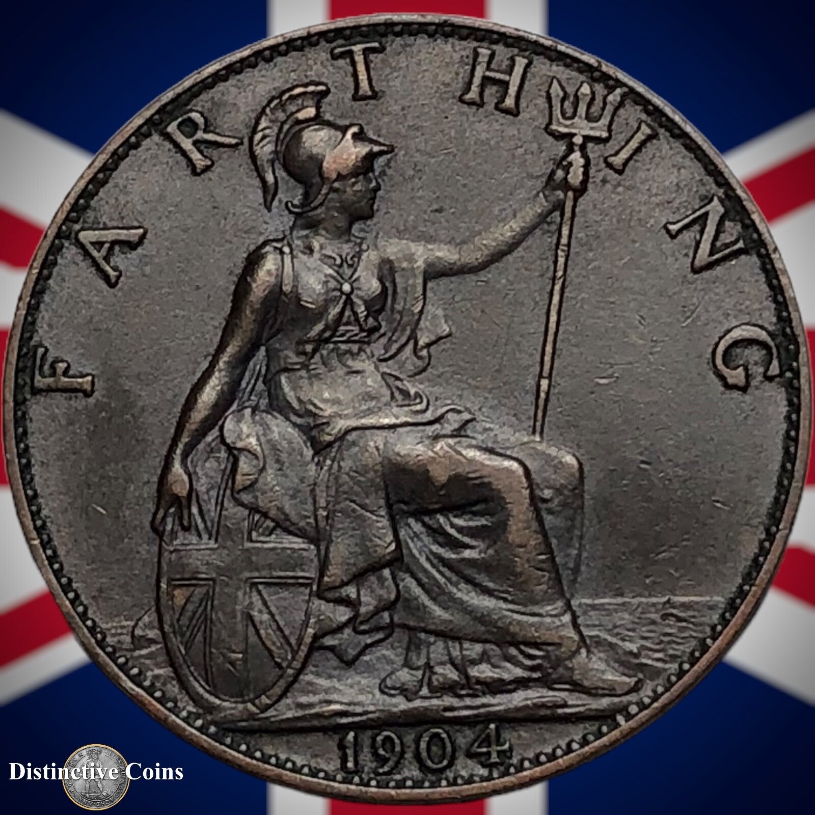 Great Britain 1904 Farthing 1/4d GB4555