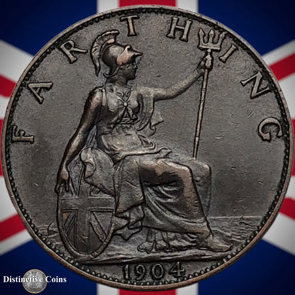 Great Britain 1904 Farthing 1/4d GB4555