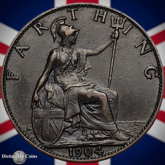 Great Britain 1904 Farthing 1/4d GB4555