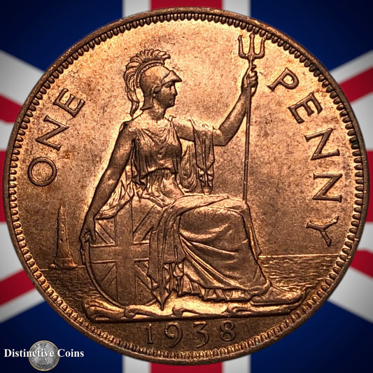 Great Britain 1938 Penny 1d GB7214