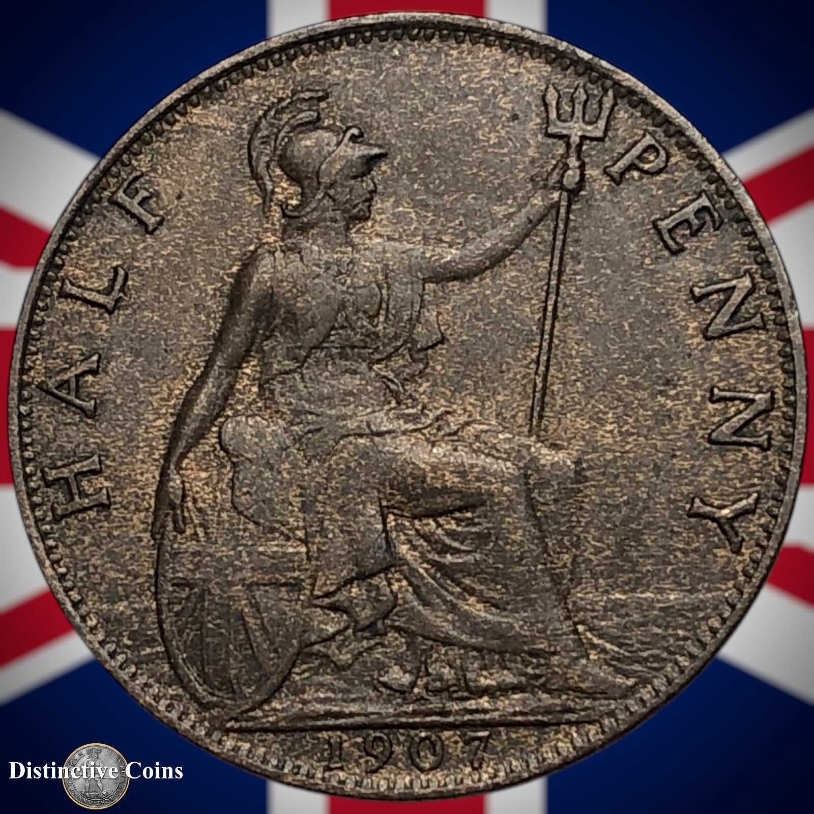 Great Britain 1907 Half Penny 1/2d GB5810