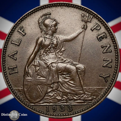 Great Britain 1933 Half Penny 1/2d GB5979