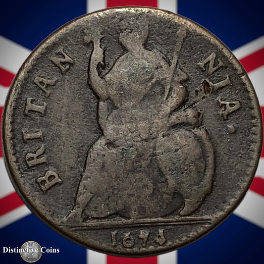 Great Britain 1674 Farthing 1/4d GB3144