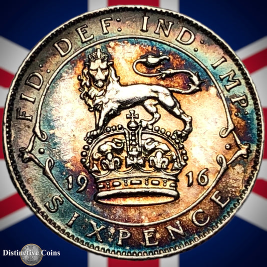 Great Britain 1916 Six Pence GB1599
