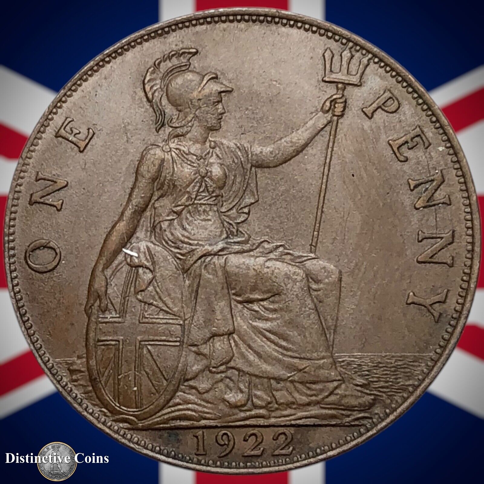 Great Britain 1922 Penny 1d GB7014