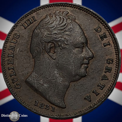 Great Britain 1831 Farthing 1/4d GB3365