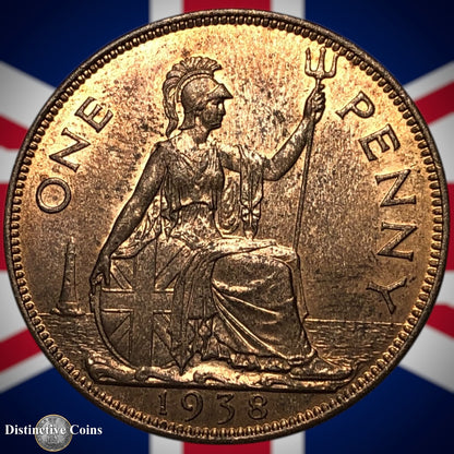 Great Britain 1938 Penny 1d GB7218