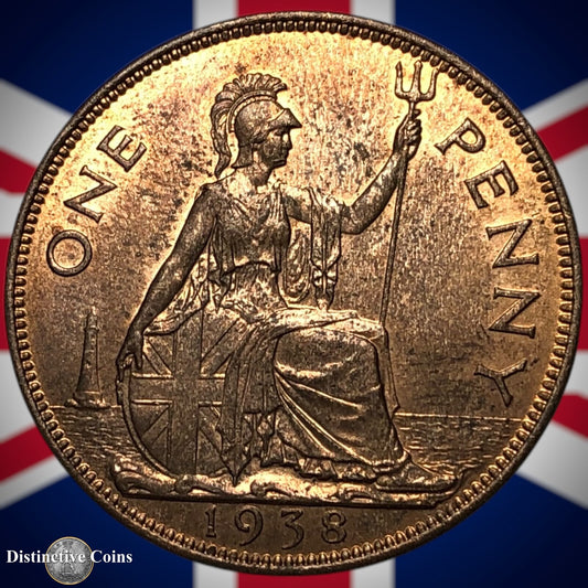 Great Britain 1938 Penny 1d GB7218