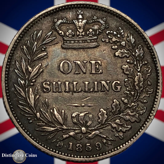 Great Britain 1859 British One Shilling GB0251