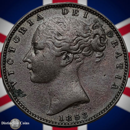 Great Britain 1853 Farthing 1/4d GB3454