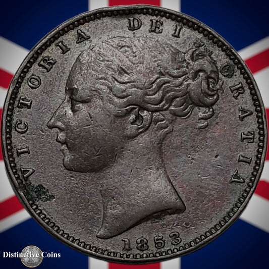 Great Britain 1853 Farthing 1/4d GB3454