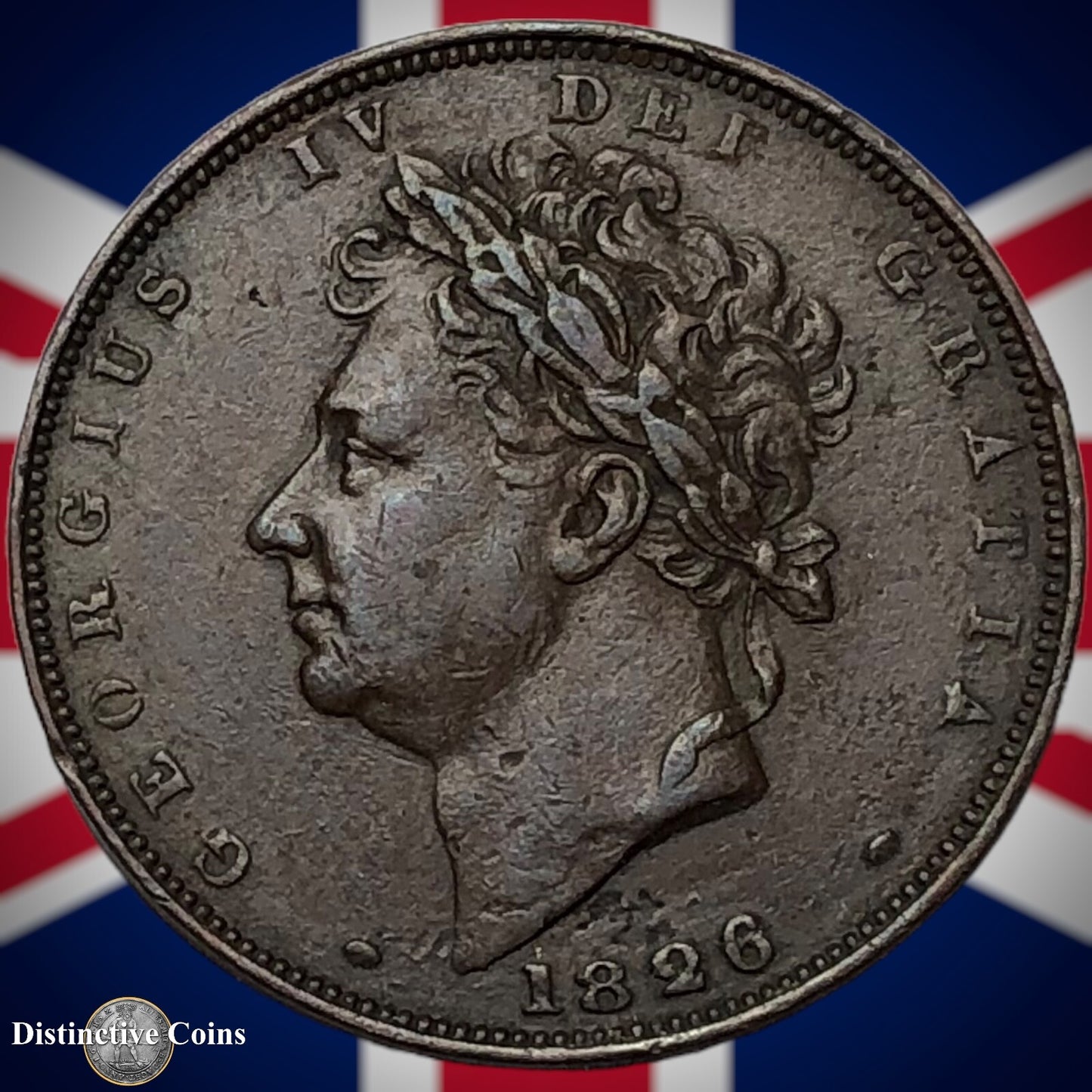 Great Britain 1826 Farthing 1/4d GB3318