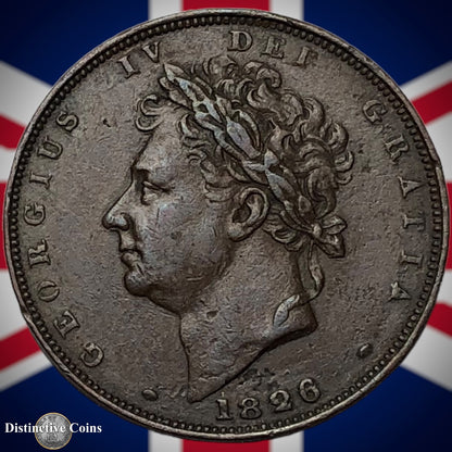 Great Britain 1826 Farthing 1/4d GB3318
