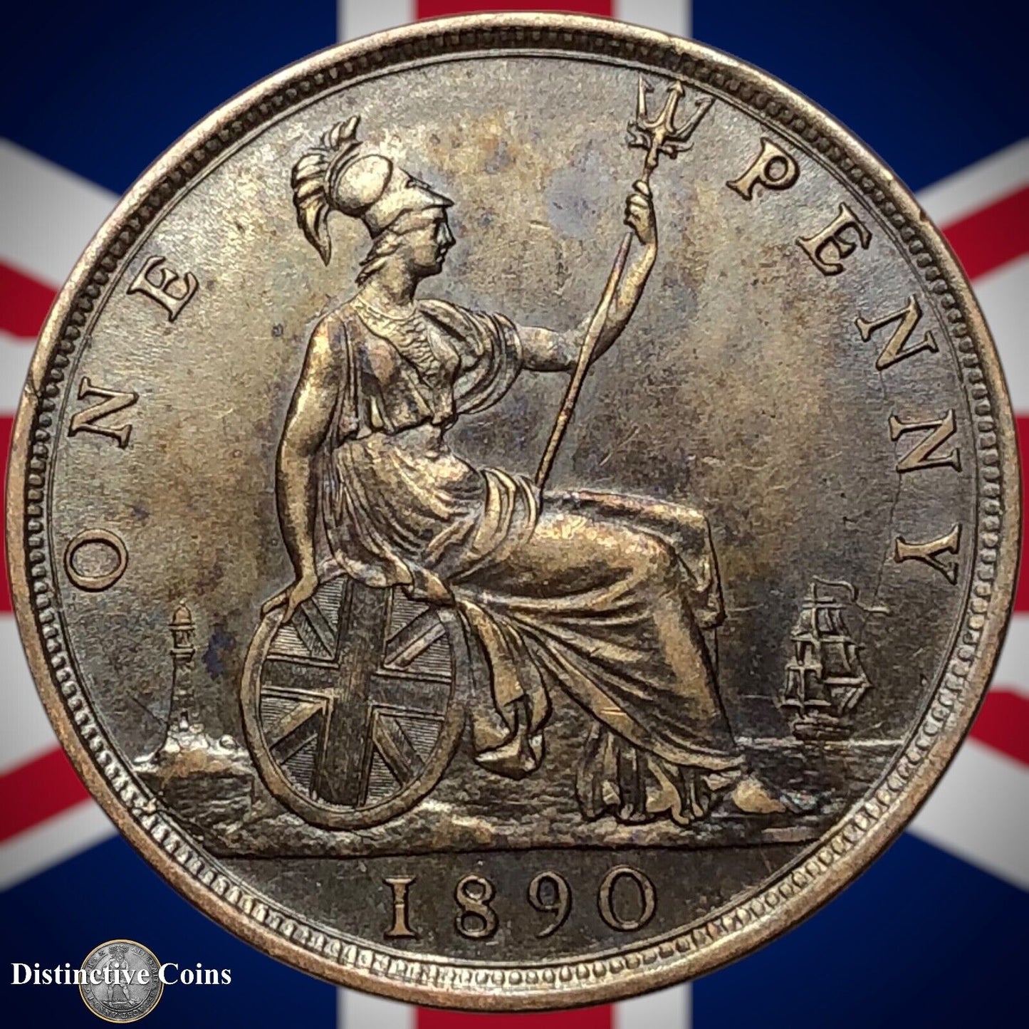 Great Britain 1890 Penny 1d GB6521