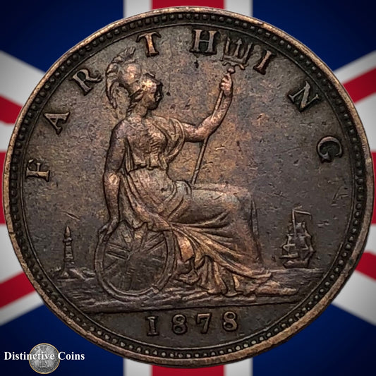 Great Britain 1878 Farthing 1/4d GB3786
