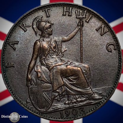 Great Britain 1903 Farthing 1/4d GB4530