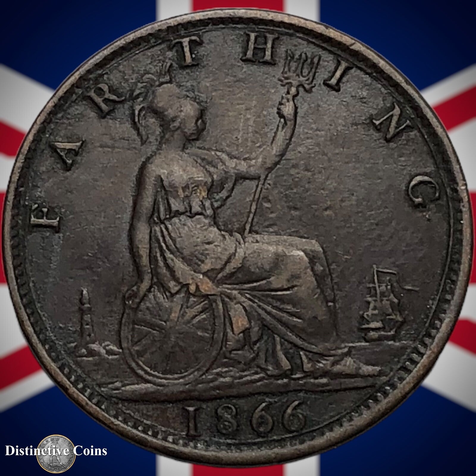 Great Britain 1866 Farthing 1/4d GB3588