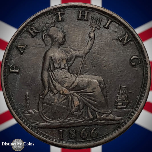 Great Britain 1866 Farthing 1/4d GB3588