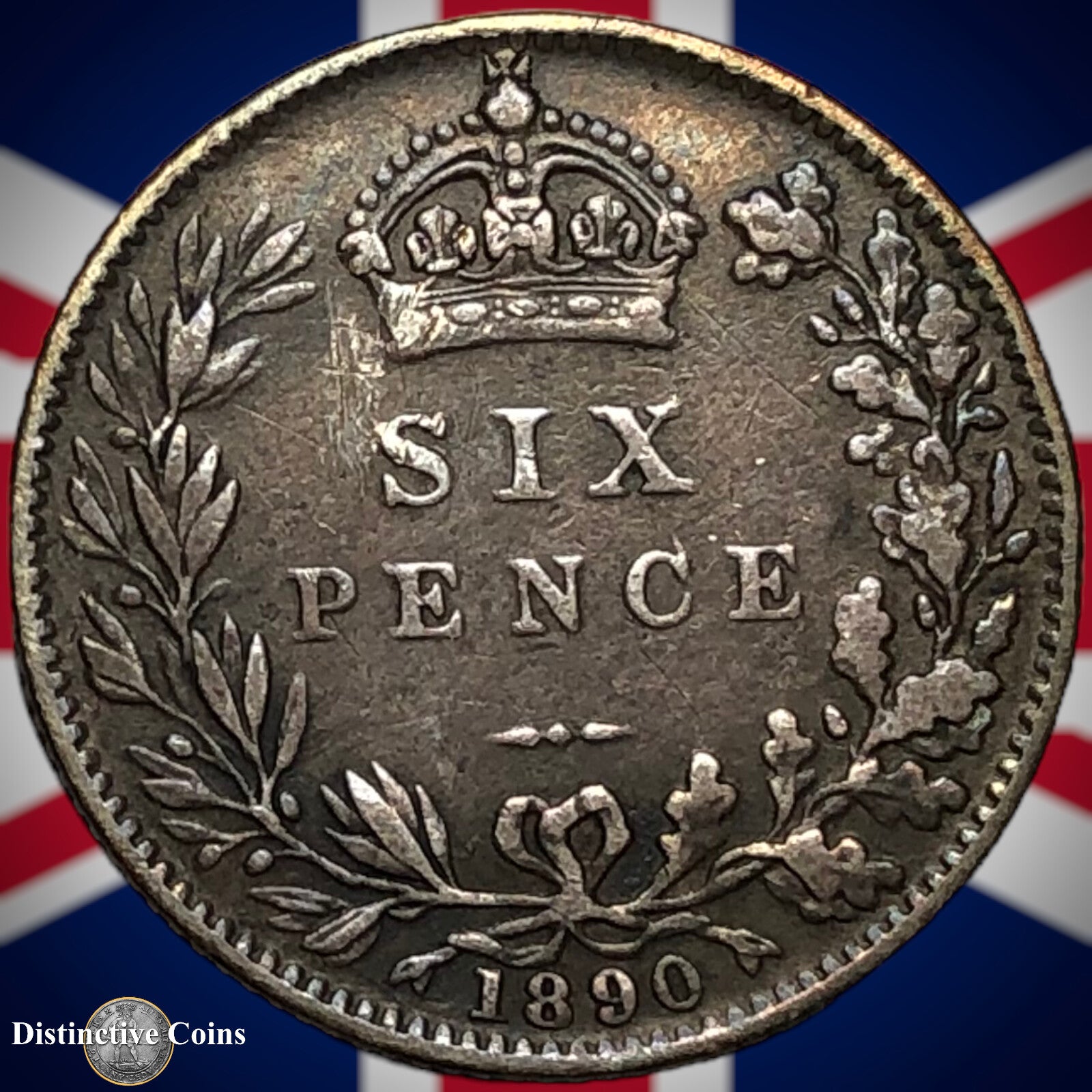 Great Britain 1890 Six Pence GB2741