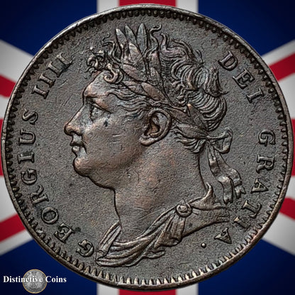 Great Britain 1822 Farthing 1/4d GB3253