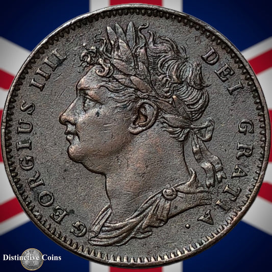 Great Britain 1822 Farthing 1/4d GB3253