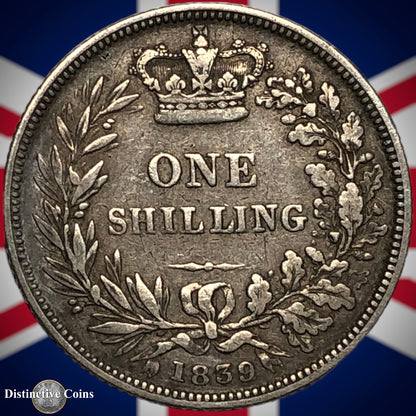 Great Britain 1839 British One Shilling GB0145