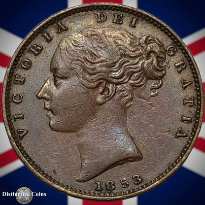 Great Britain 1853 Farthing 1/4d GB3446