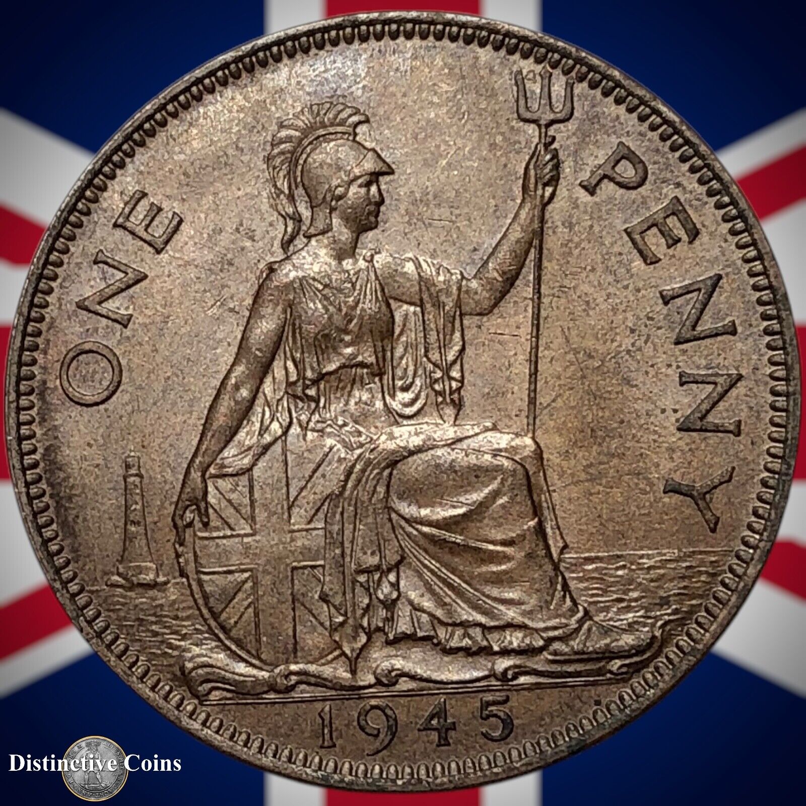 Great Britain 1945 Penny 1d GB7278