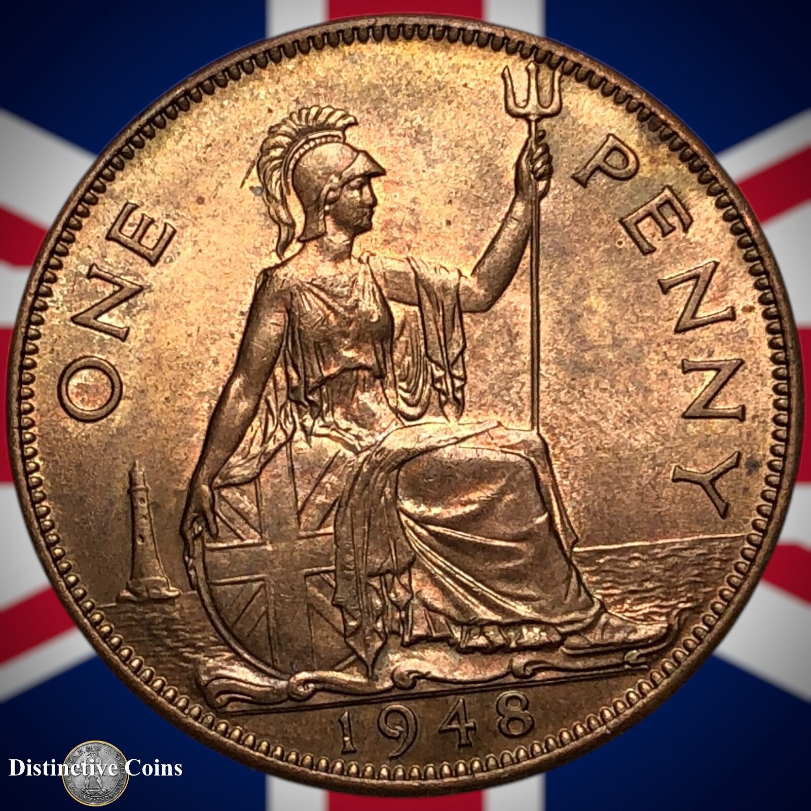 Great Britain 1948 Penny 1d GB7291