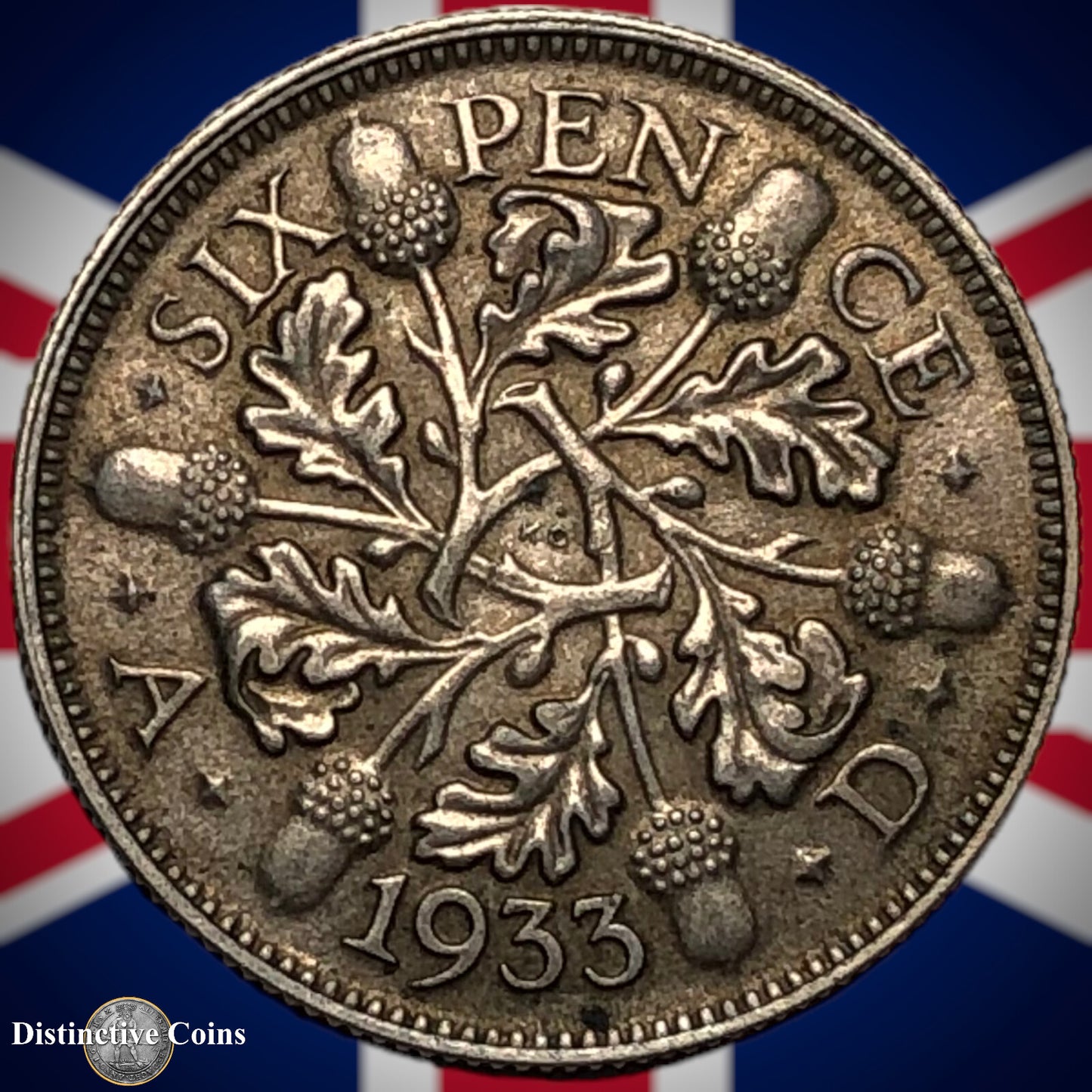 Great Britain 1933 Six Pence GB1706