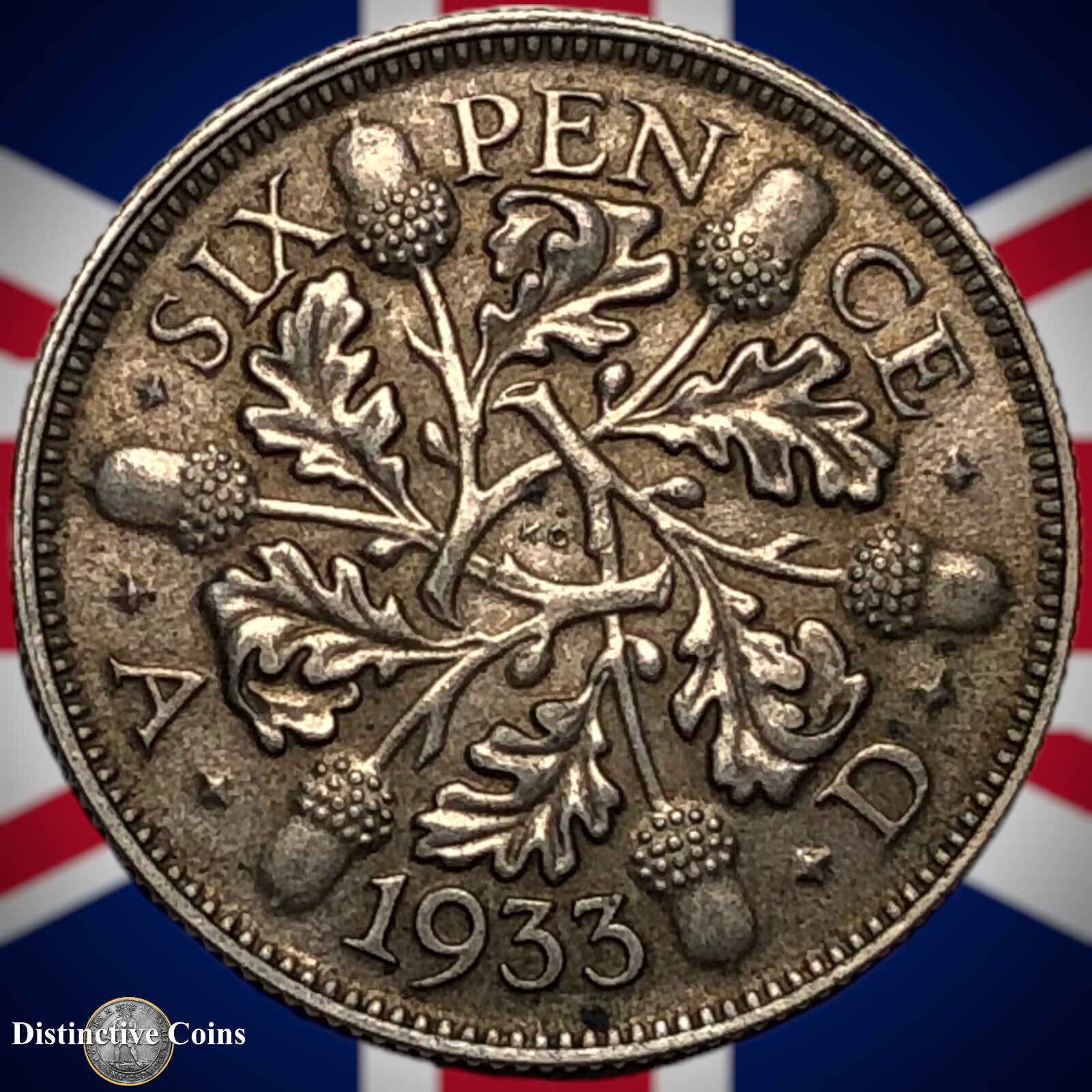 Great Britain 1933 Six Pence GB1706