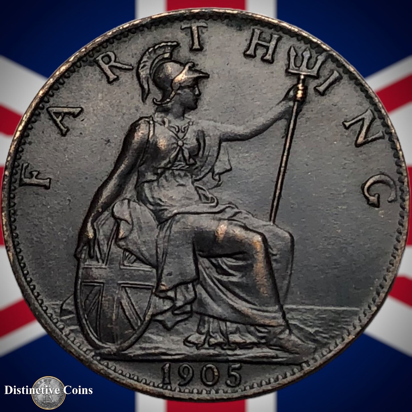 Great Britain 1905 Farthing 1/4d GB4579