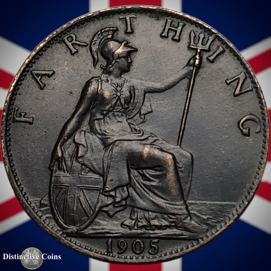 Great Britain 1905 Farthing 1/4d GB4579
